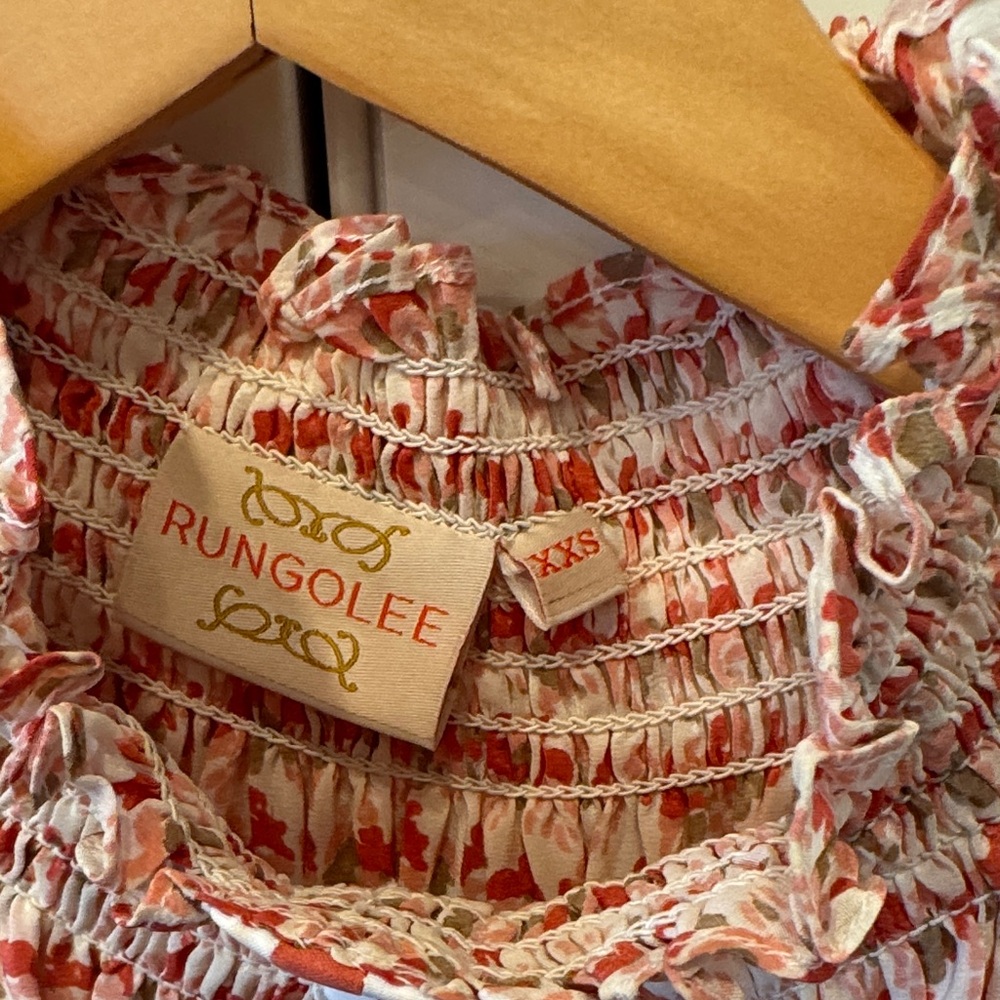 Chic Pink Patterned Mini Dress - image 2